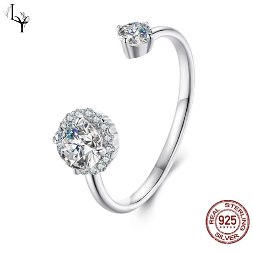 Women’s Supreme Moissanite Ring – 925 Silver