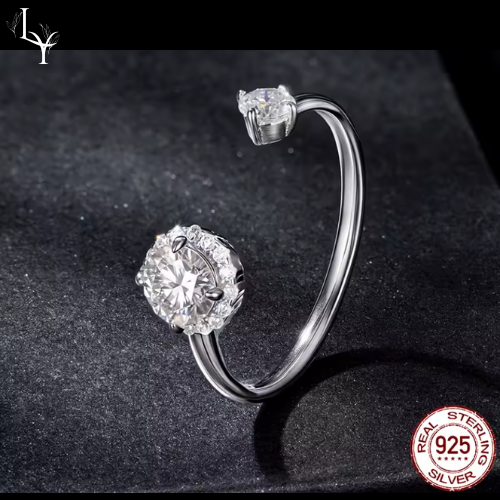 Women’s Supreme Moissanite Ring – 925 Silver