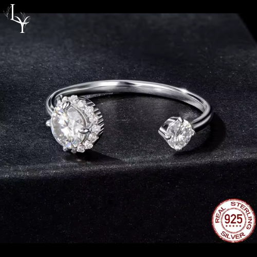 Women’s Supreme Moissanite Ring – 925 Silver