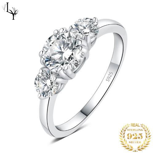 Luxury 5A CZ Ring – 925 Sterling Silver