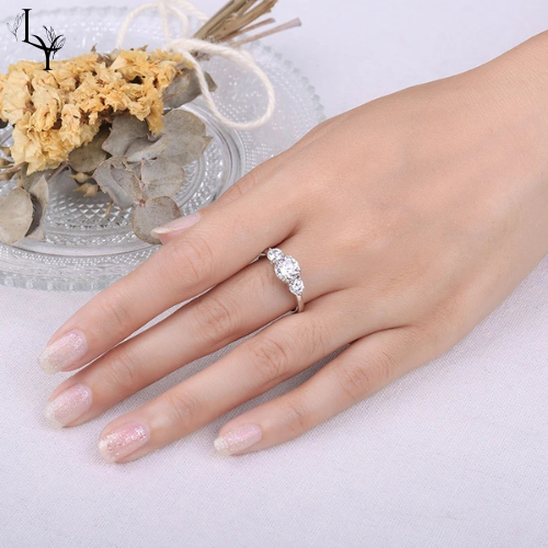 Luxury 5A CZ Ring – 925 Sterling Silver