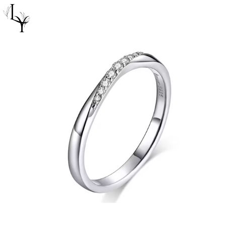 Infinity Duo Rings – CZ & Sterling Silver