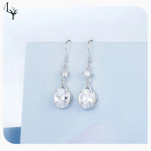 Necklace & Earrings CZ Set – Sterling Silver 925