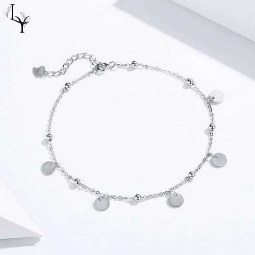 Women’s Silver Anklet – 925 Platinum