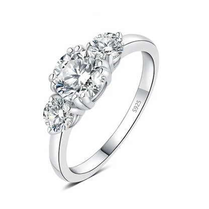 Luxury 5A CZ Ring – 925 Sterling Silver