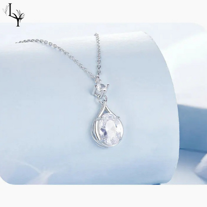 Necklace & Earrings CZ Set – Sterling Silver 925