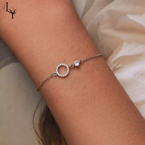 Women’s Bracelet – 925 Sterling Silver / Gold Plated
