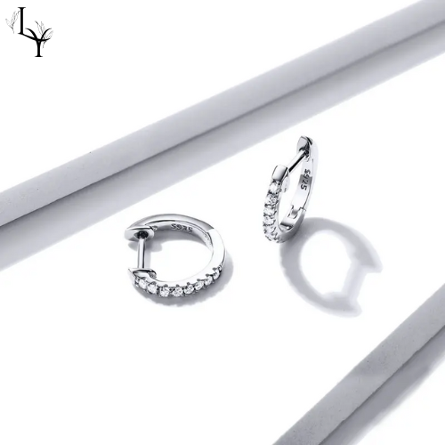 Women’s CZ Earrings – 14K Gold Plated