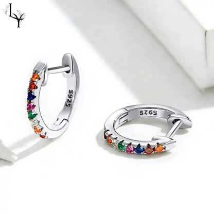 Women’s CZ Earrings – 14K Gold Plated