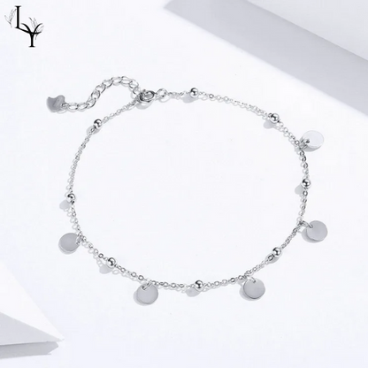Women’s Silver Anklet – 925 Platinum