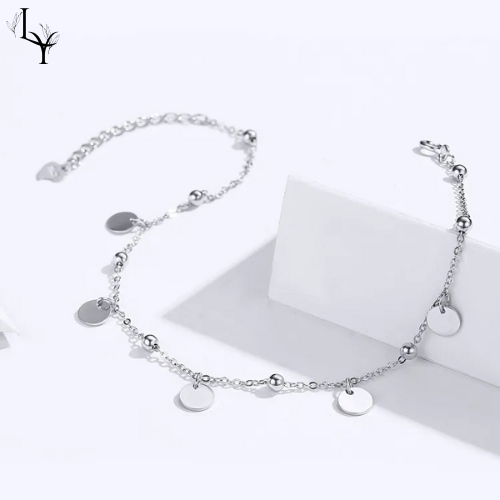 Women’s Silver Anklet – 925 Platinum