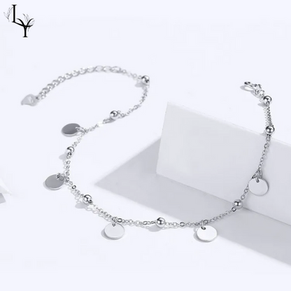Women’s Silver Anklet – 925 Platinum