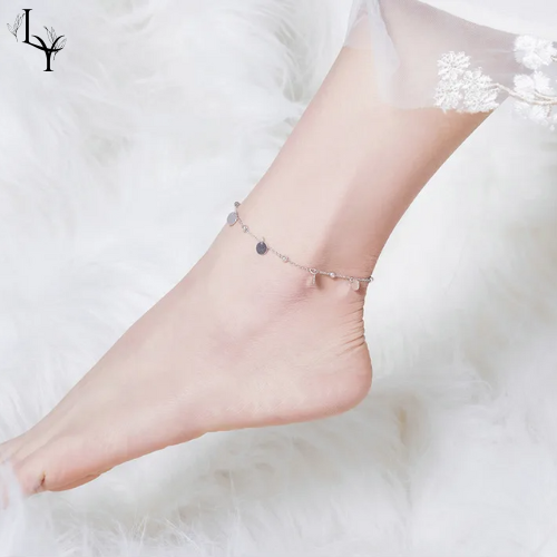 Women’s Silver Anklet – 925 Platinum